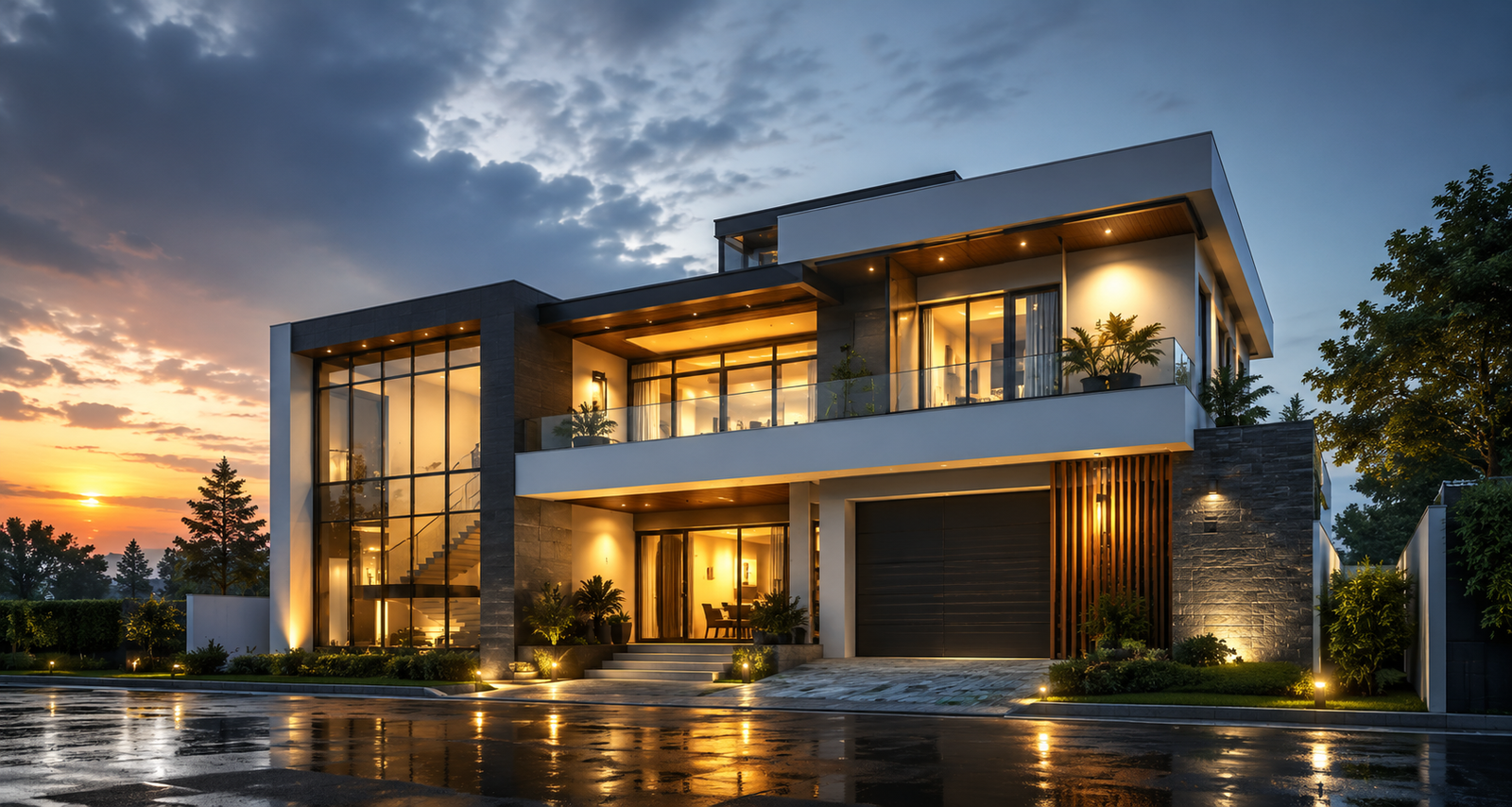 Modern residential construction