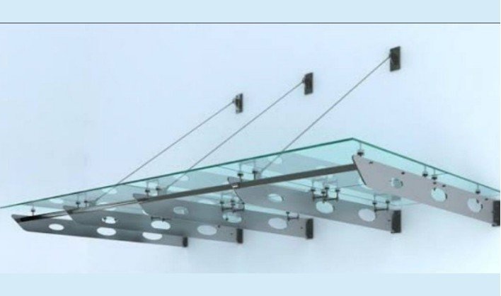 Stainless Steel Pergola With Glass