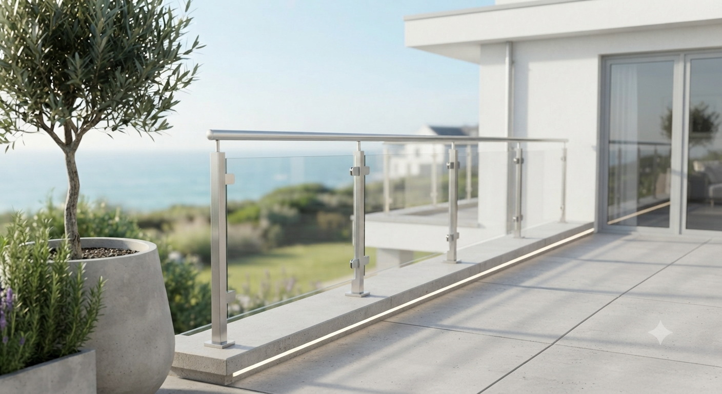Stainless Steel Glass Railing