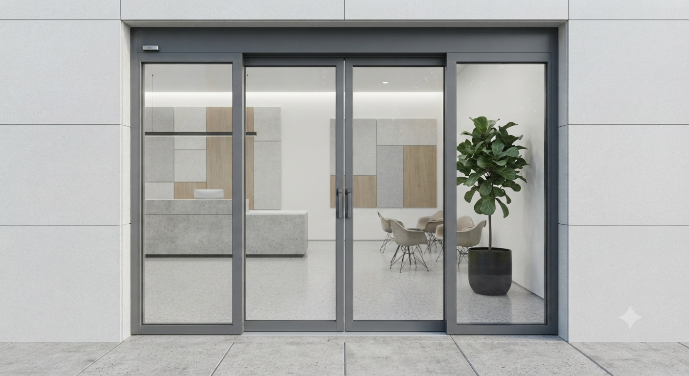 Aluminium Automatic Sliding Door